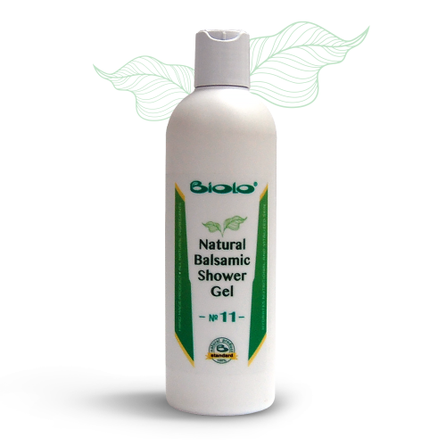 Natural balsamic shower gel – № 11 – with camel milk, argan oil and mandarin oil – 330 ml.