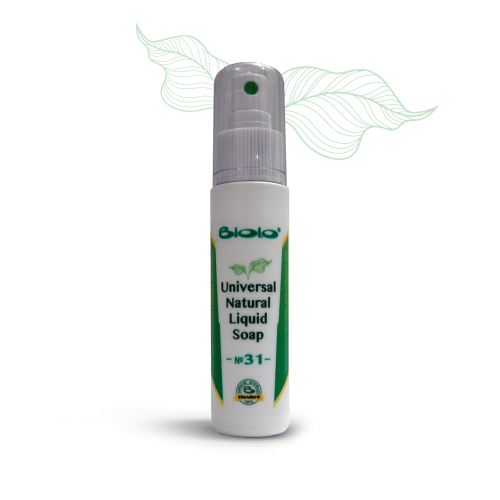 Travel-size universal liquid soap – № 31 – with coconut oil and mandarin oil – 50 ml.